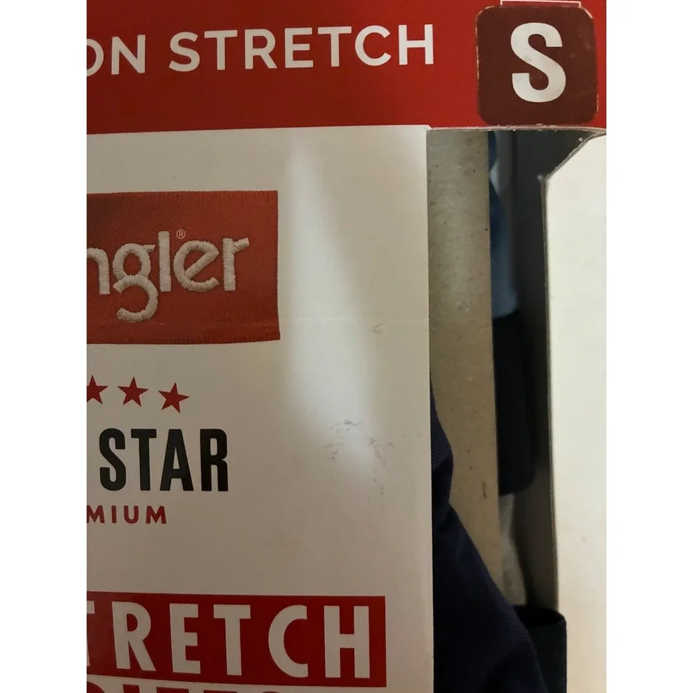 Wrangler Five Star Premium Mens 6 Pack Stretch Briefs Cotton Navy Grey Blue S